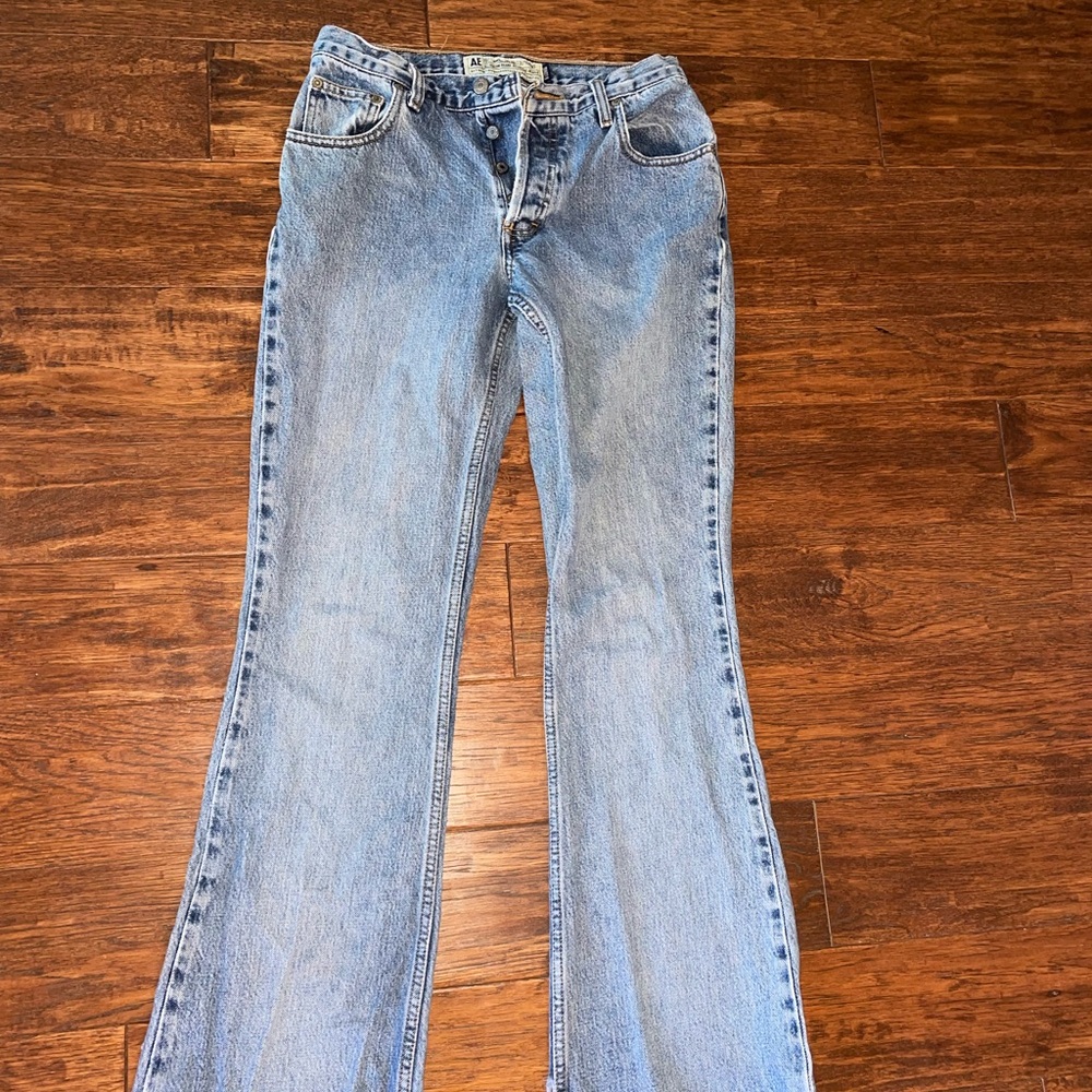 American Eagle Outfitters Light Blue Flare Jeans